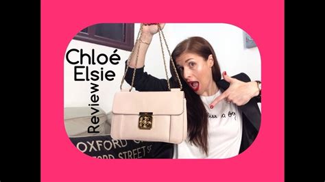 chloe elsie medium|CHLOE ELSIE designer HANDBAG review (medium, pink and 8 .